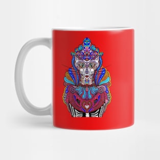 Sugar Skull Kitten Mug